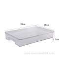 PET Refrigerator Food Storage Box With Lid